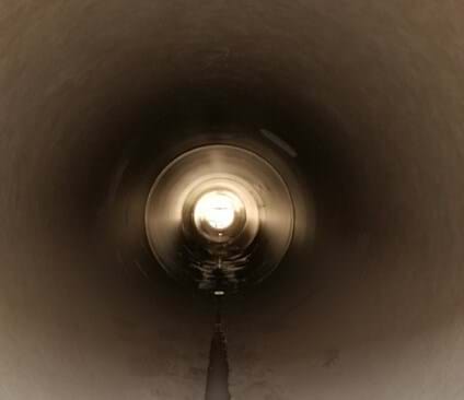 Inside of a water services pipe
