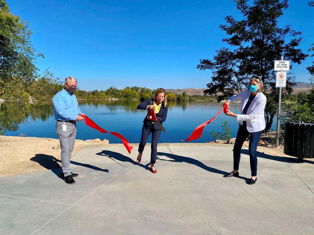 Quinn Riverside Park Improvement Ribbon Cutting