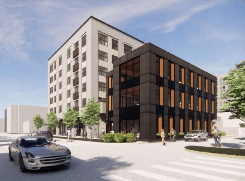 new 5th and grove office building rendering