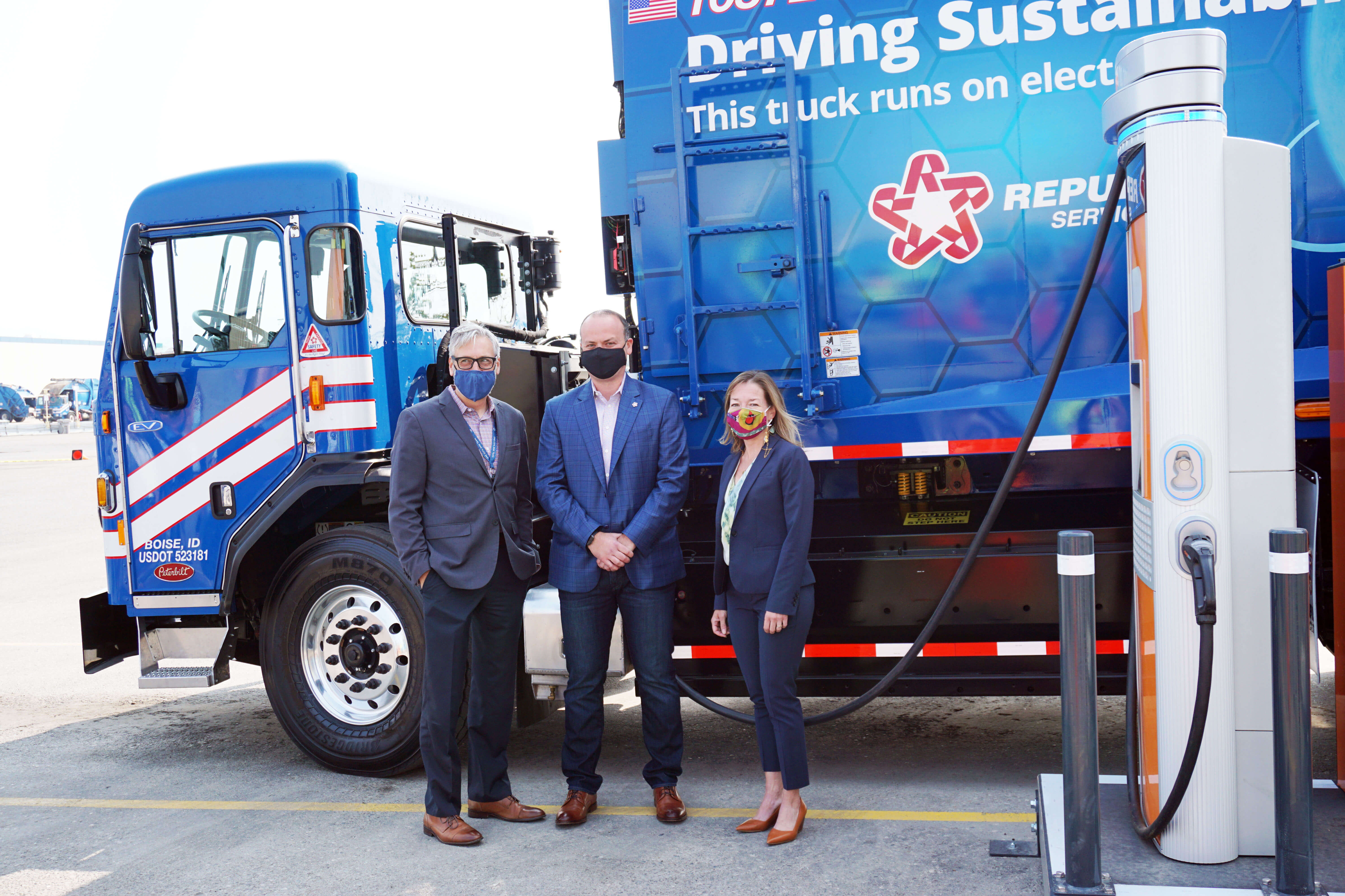 Boise's First Electrified Recycling Vehicle Hits the Streets Launch