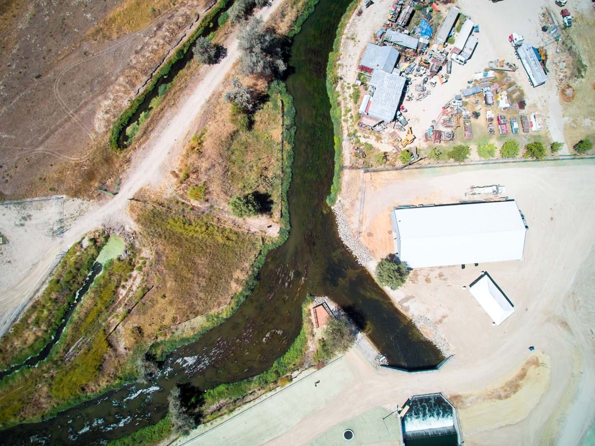 Aerial of Phosphorus Removal Facility