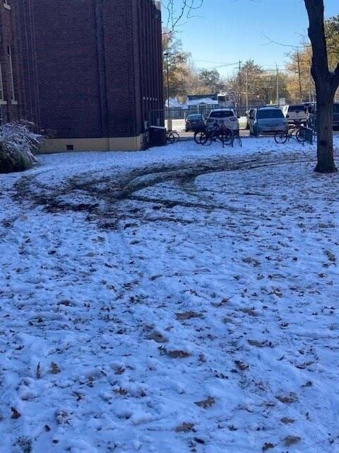 Photos of damage at North Jr. High: