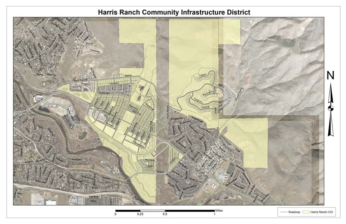 harris ranch district boundaries