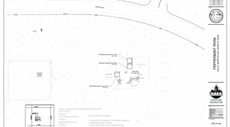 Peppermint Park Shade Structure Site Plan