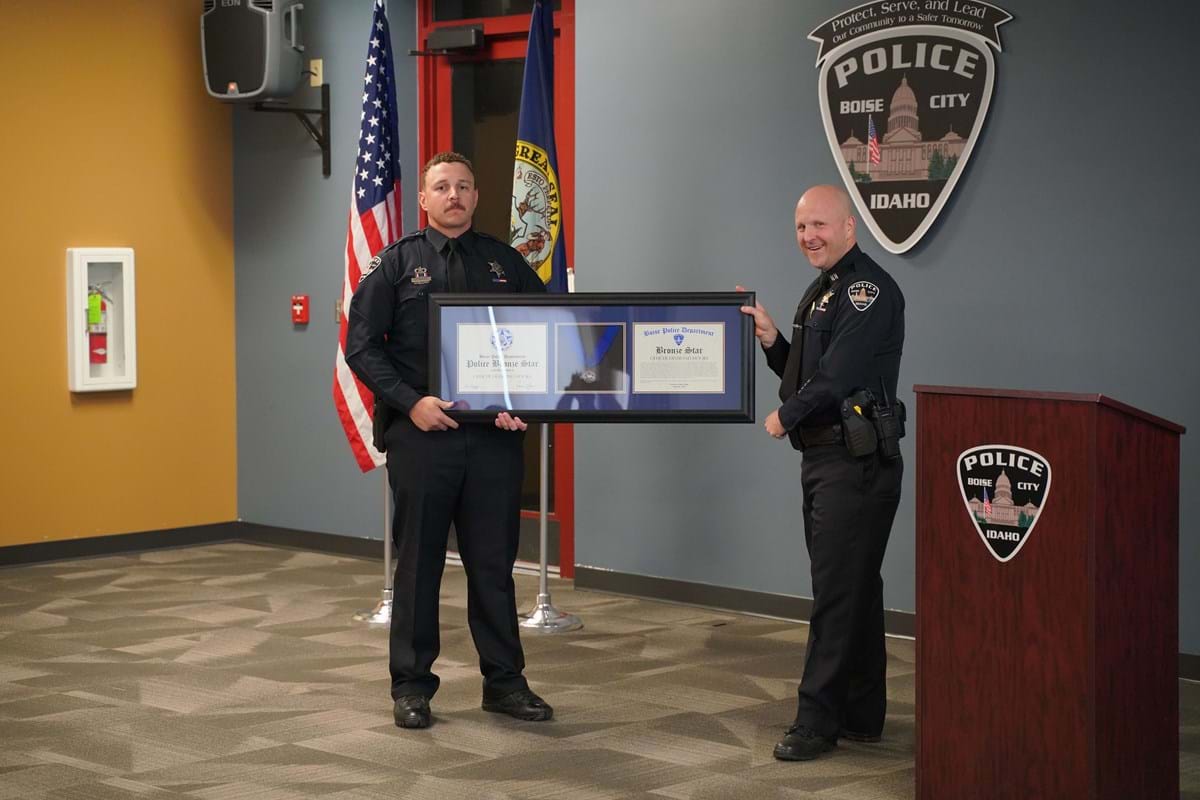 Police Bronze Star and Lifesaving Award Officer Desmond Hooks