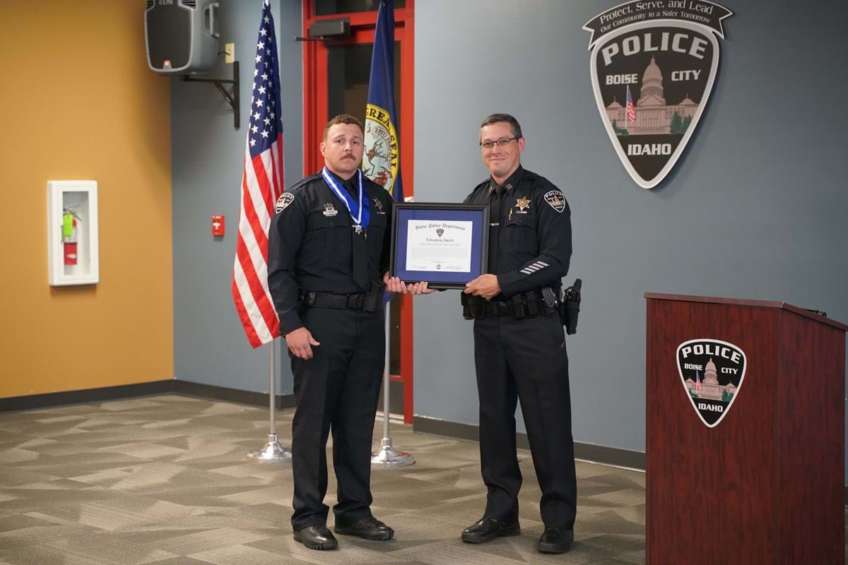 Police Bronze Star and Lifesaving Award Officer Desmond Hooks