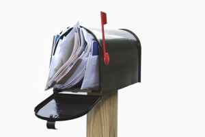 Mailbox overflowing