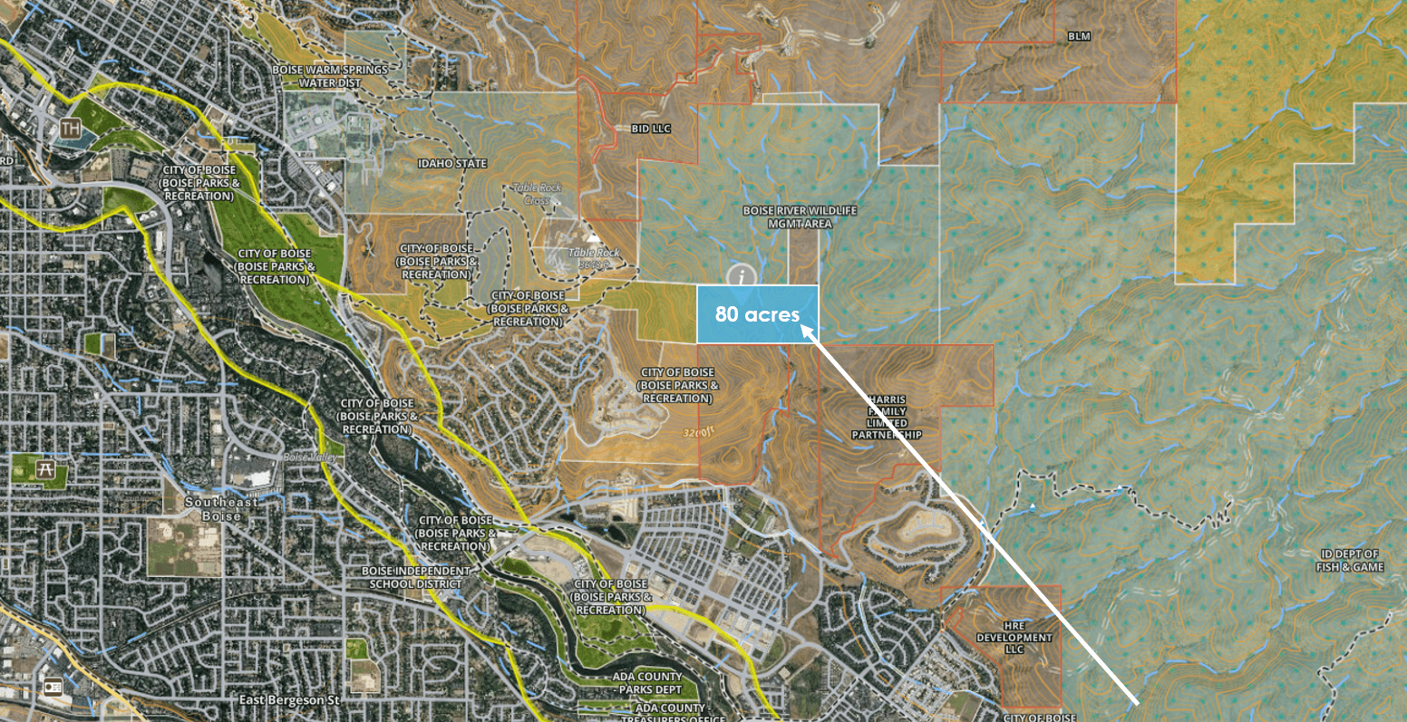 Map of Barber Valley Acreage