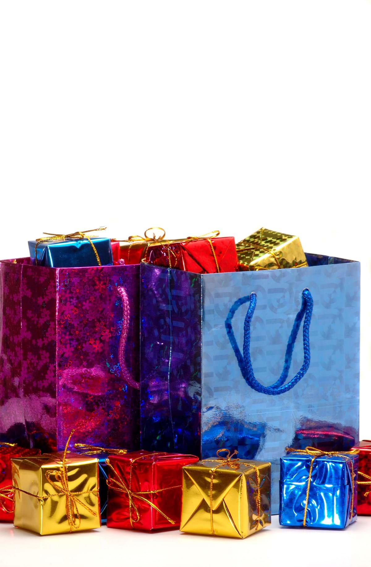 Foil gift bags