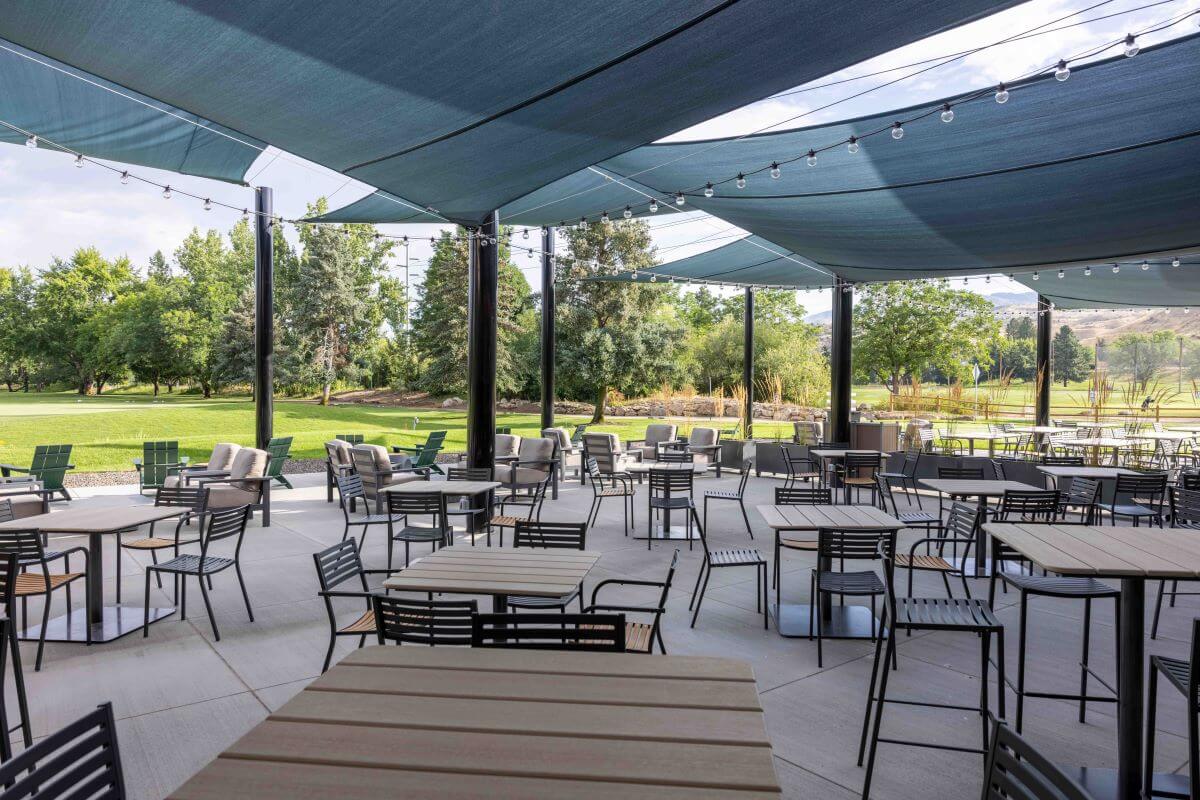 New Warm Springs Golf Course Patio.