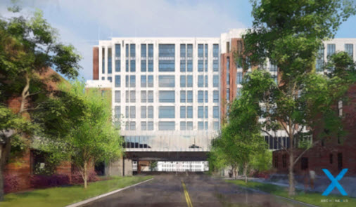 Rendered picture of St. Luke’s DCIP Medical Office Pavilion.