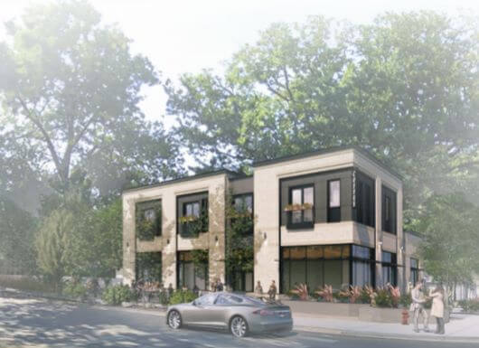 Artist conception of 13th Street Mixed Use building.