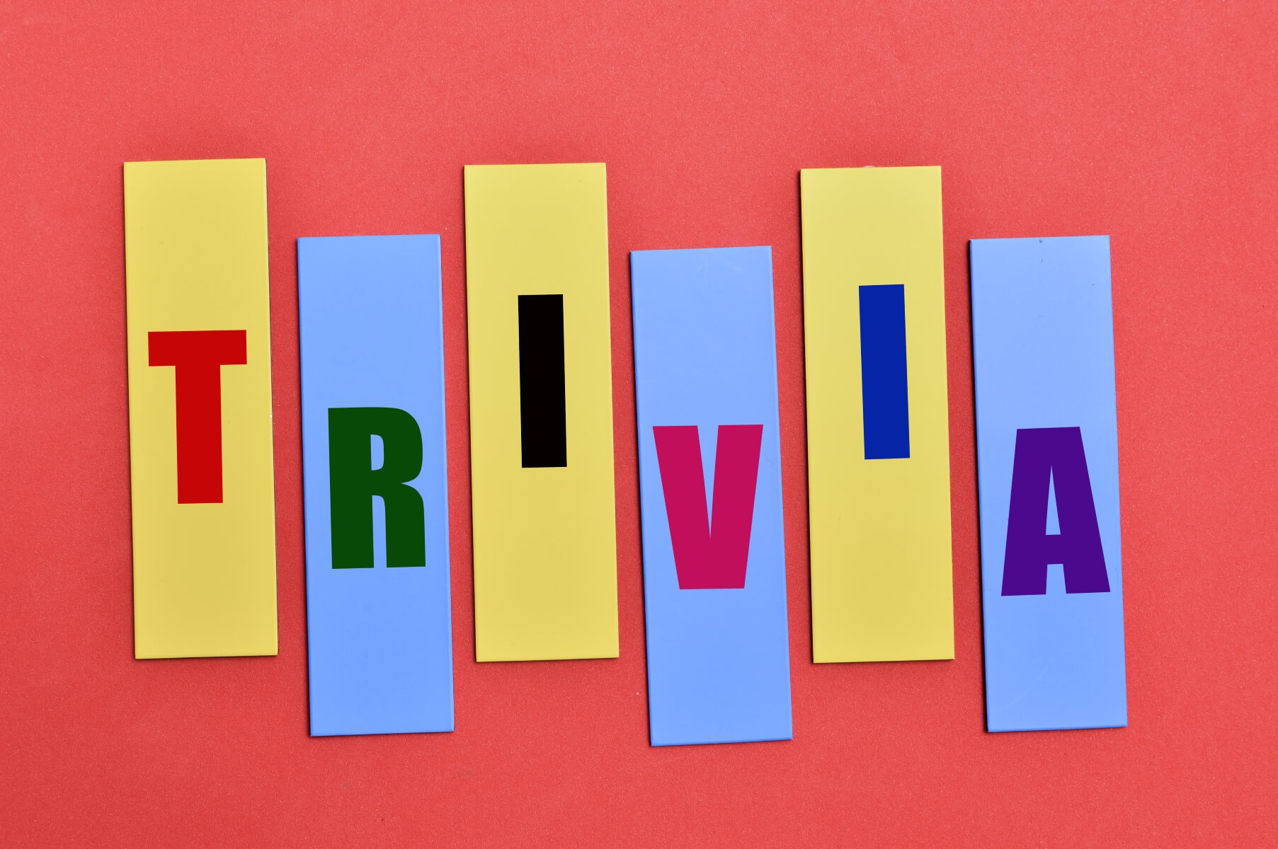 Colorful trivia graphic.