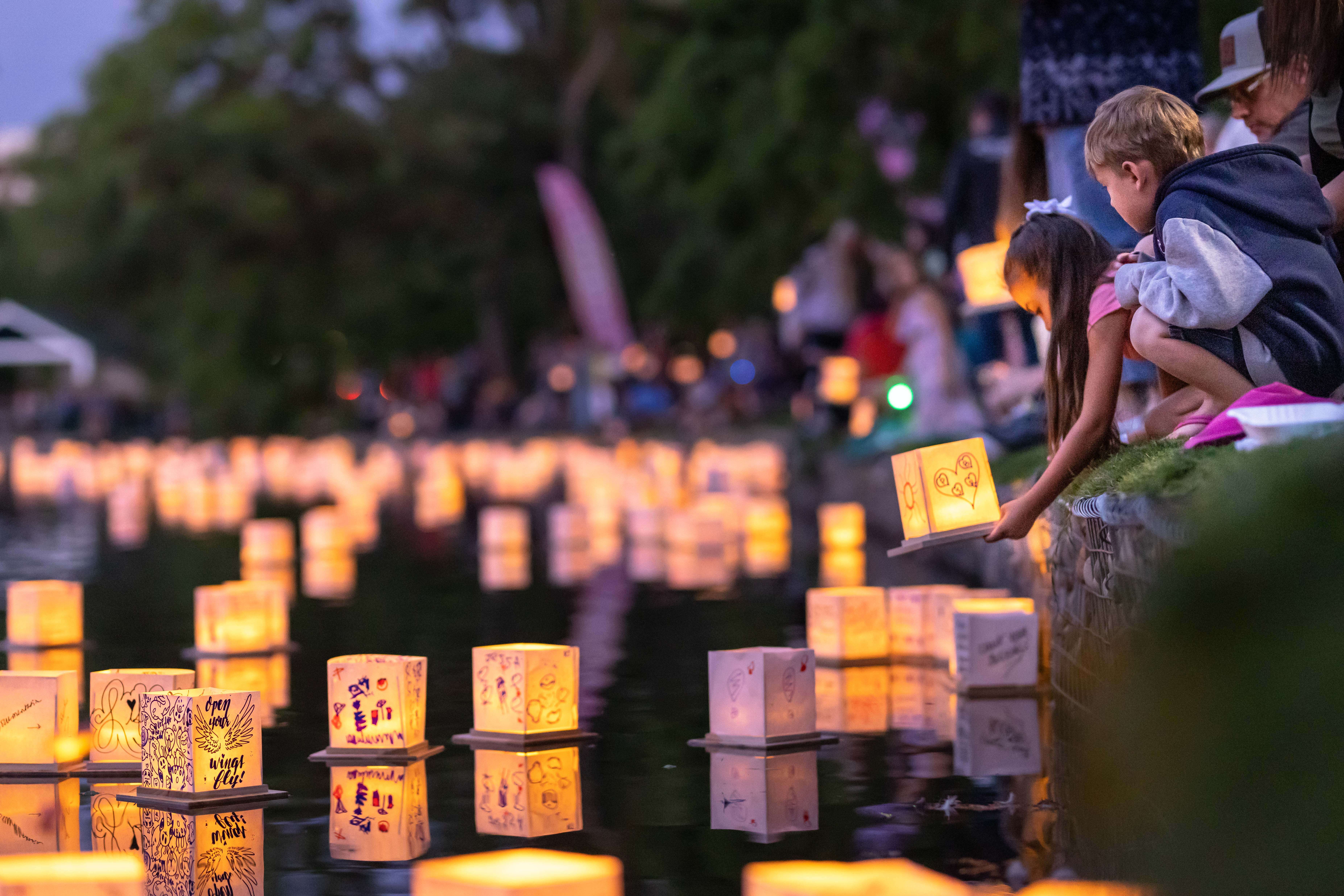 Water Lantern Festival in Julia Davis Park