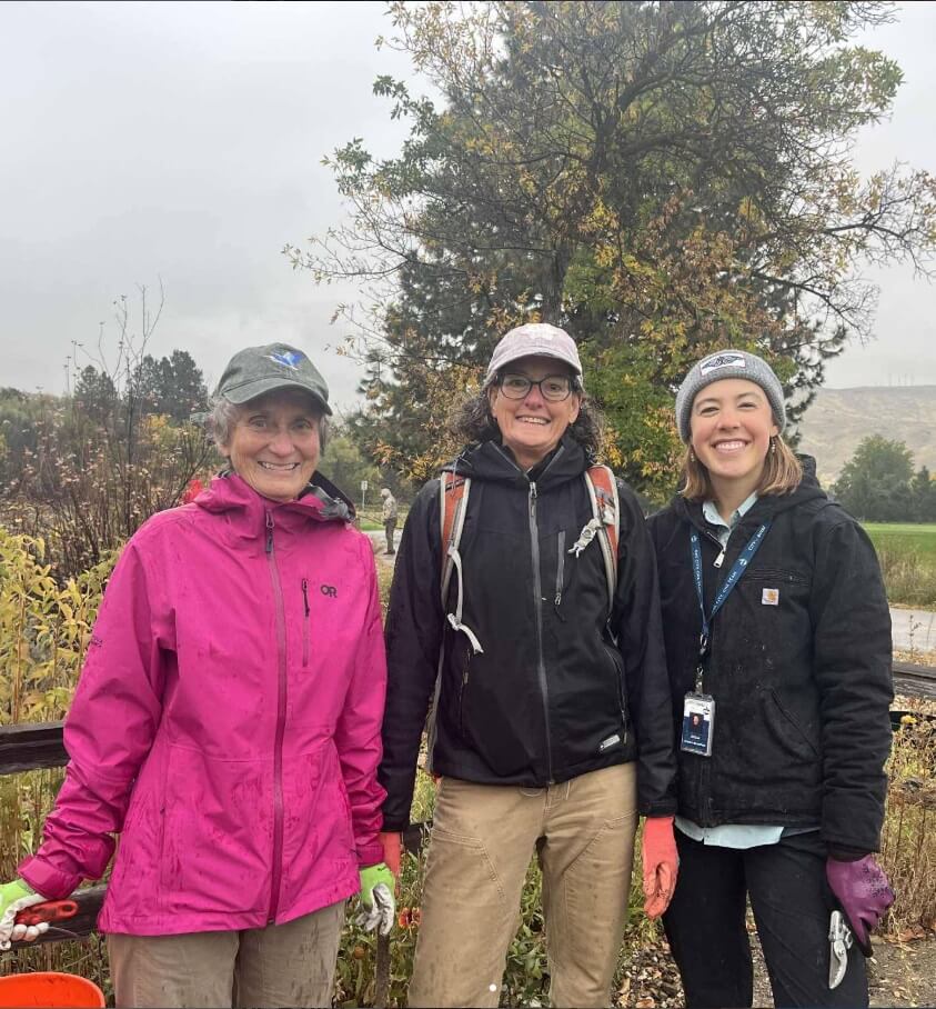 Partners at the Mary Grunewald McGown Pollinator Garden at Warm Springs Park