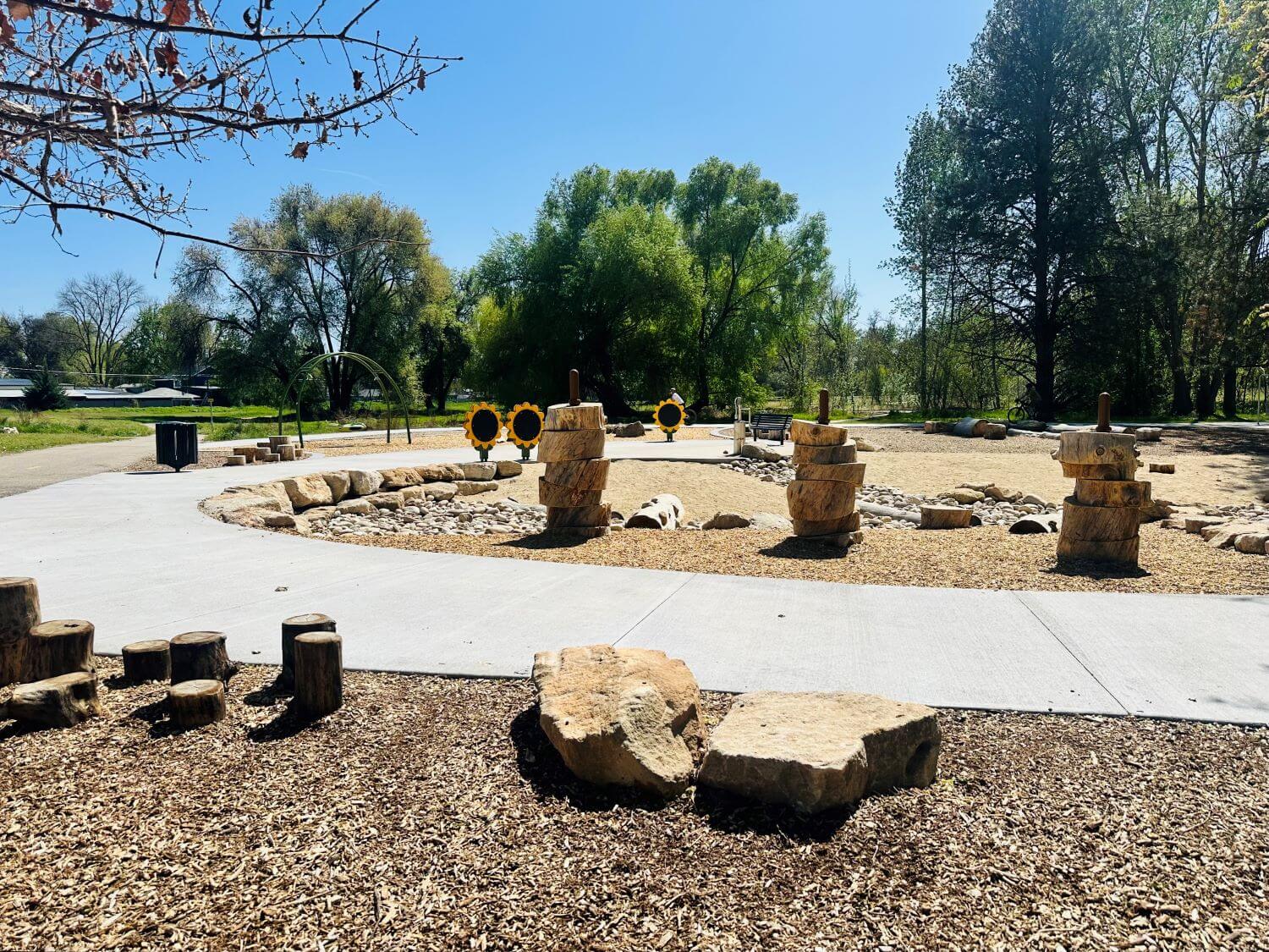 Nature Playground at Veterans Memorial Park.