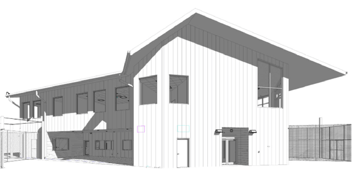 Artist conception of Zoo Boise Education Building.