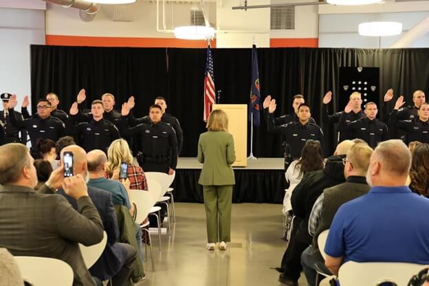 Entry Level Recruits - ceremony.