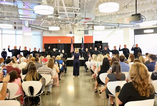Entry Level Recruits - ceremony.
