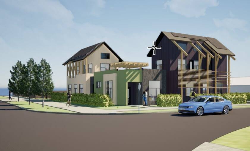Artist conception of West Bench 4-Plex.