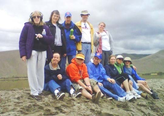 Group at Bruneau Sand Dunes