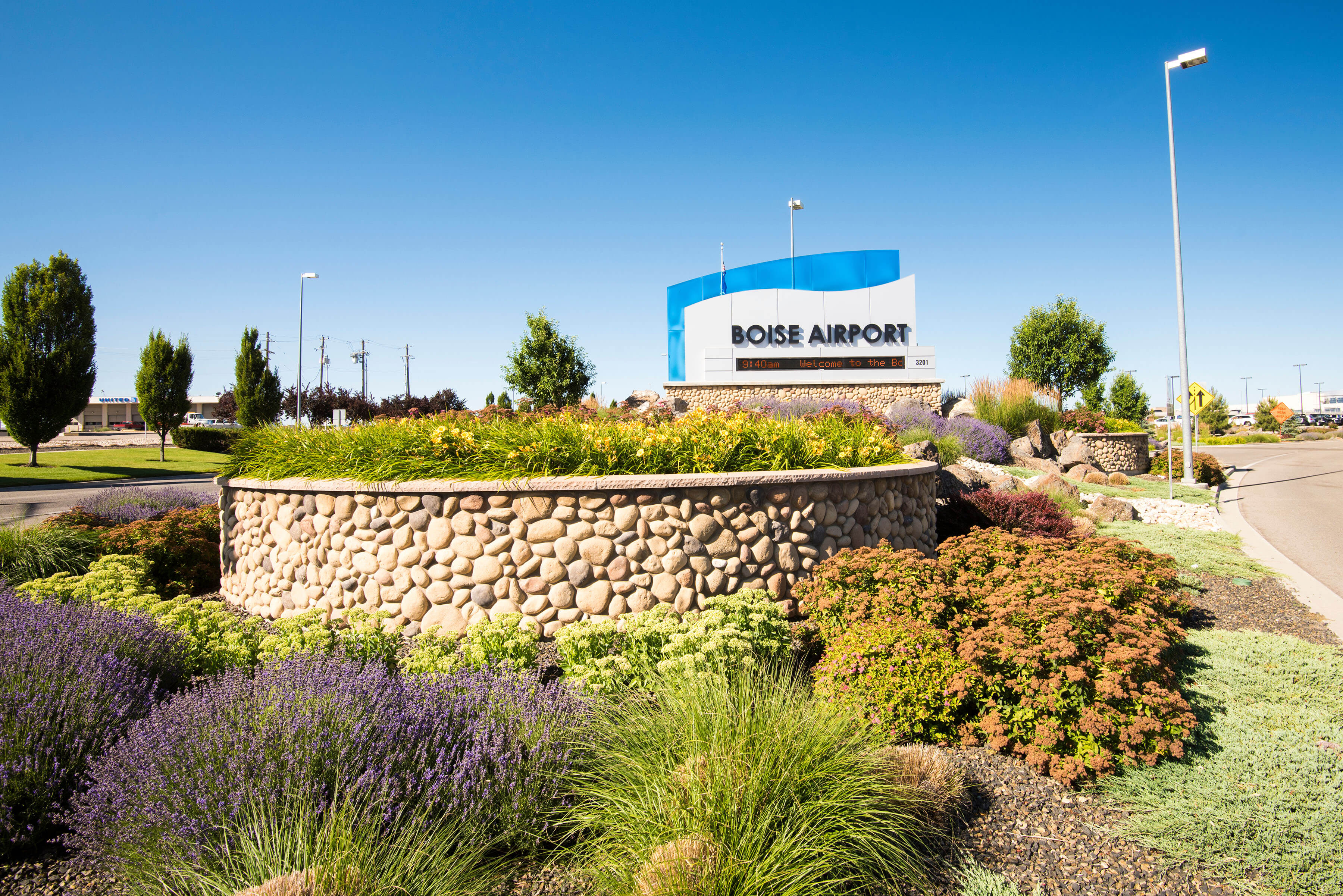 Boise Airport Entrance Sign