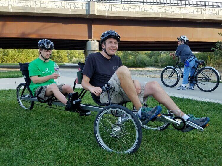 Tandem Recumbent Trike