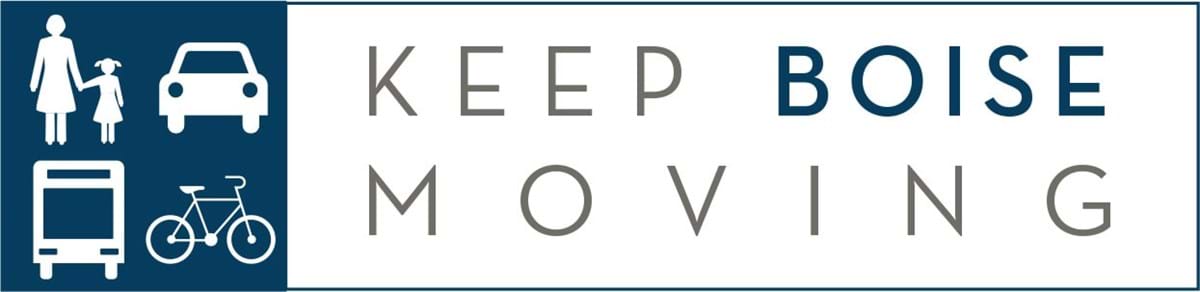 Logo that reads "Keep Boise Moving"