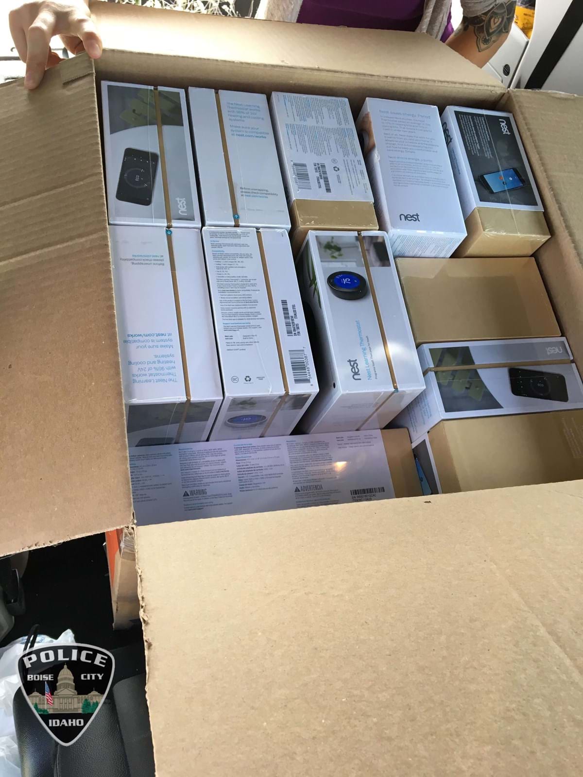 Following further investigation and a search of Alvarez’s rental car, police found almost $14,000 in products as well as shipping receipts to Florida. 