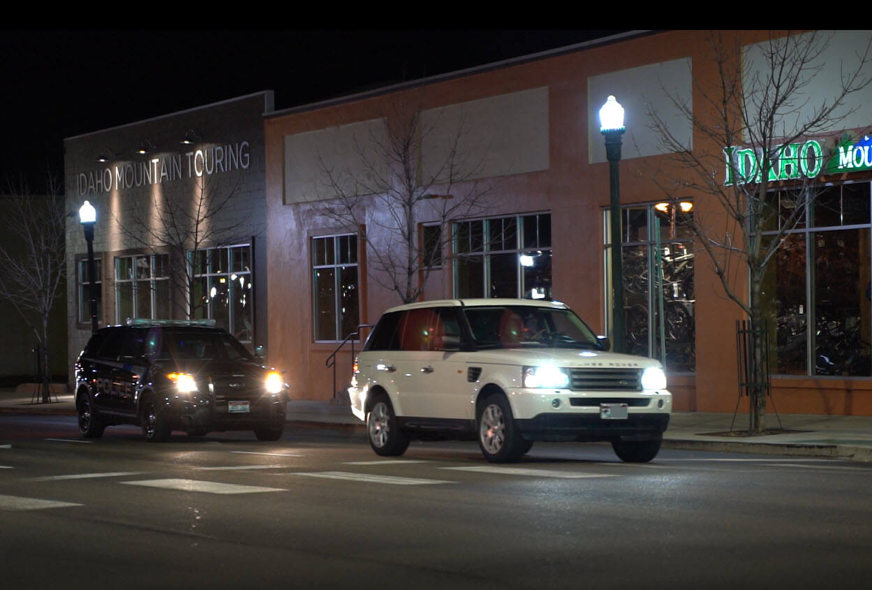 Cars in downtown Boise